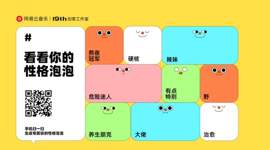 网易云性格泡泡测试