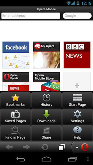 opera mobile浏览器 