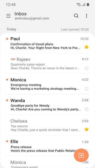 samsung email 