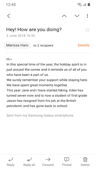 samsung email 