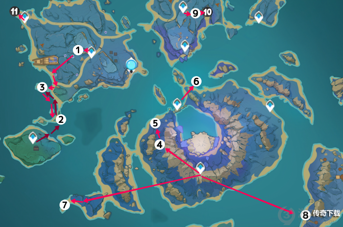 原神2.1新增限时挑战在哪 原神2.1新增限时挑战位置一览