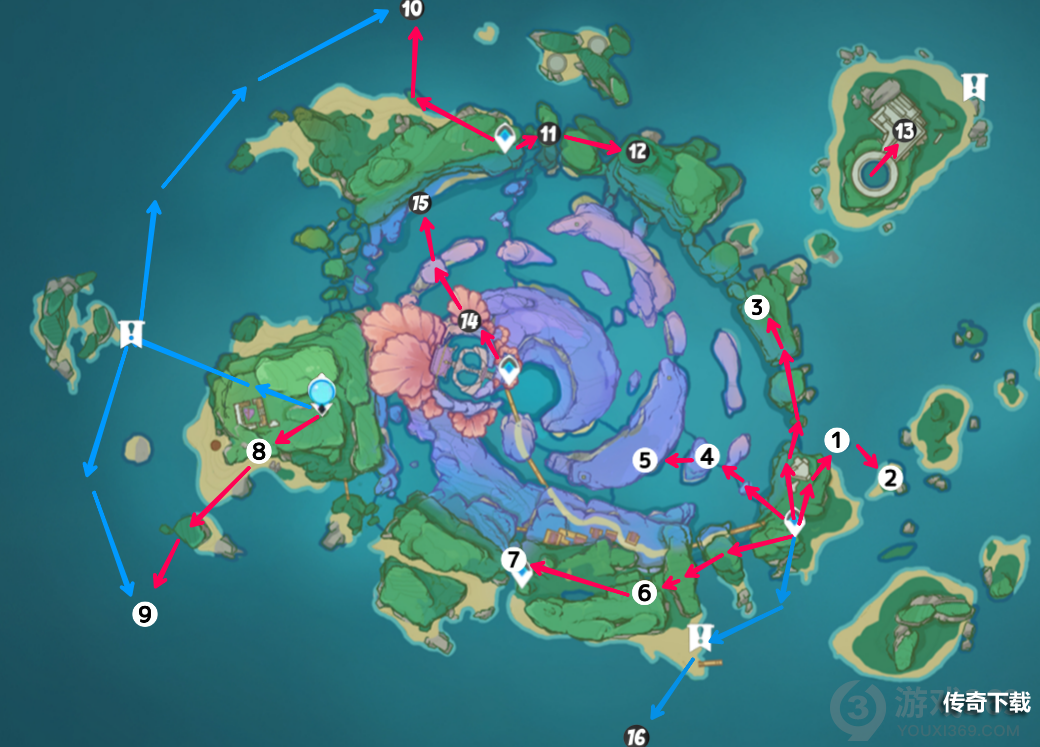 原神2.1新增限时挑战在哪 原神2.1新增限时挑战位置一览