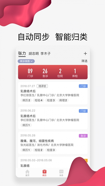 北肿云病历 