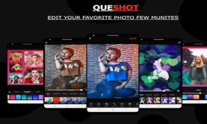 queshot photo editor pro秀图美颜app