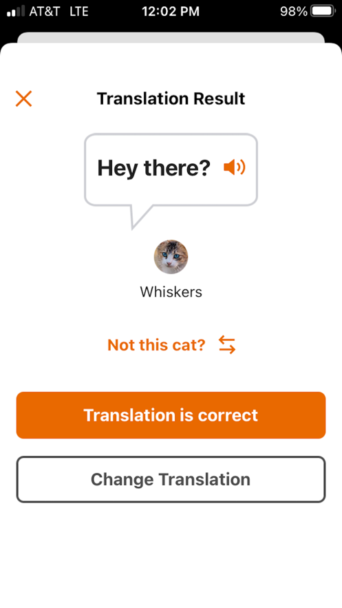 meowtalk cat translator app