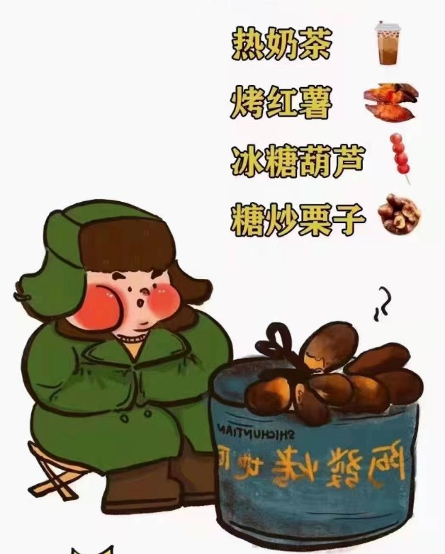 抖音坐等过冬六件套表情包图片大全