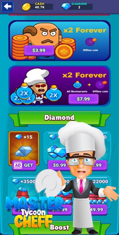 master cheff idle