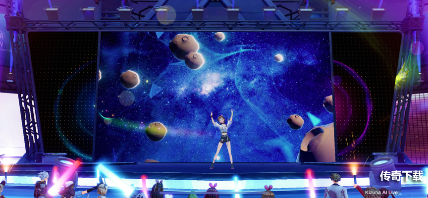 《机动都市阿尔法》Kizuna  AI首次游戏内虚拟演唱会机动都市开演