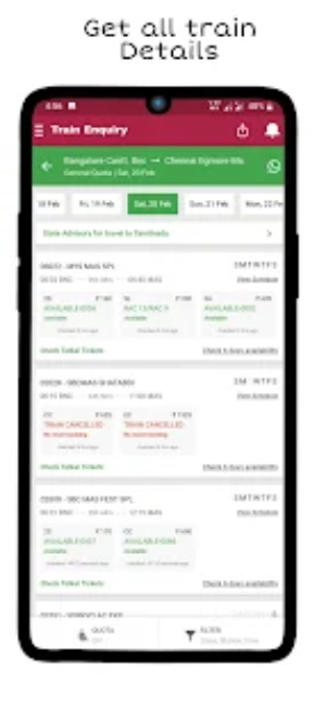 印度铁路信息查询app