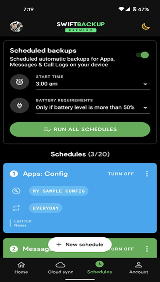 swift backup 