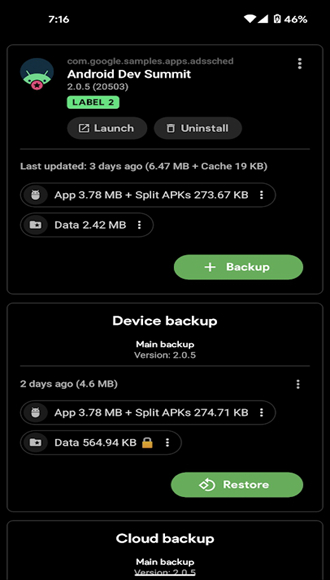 swift backup 