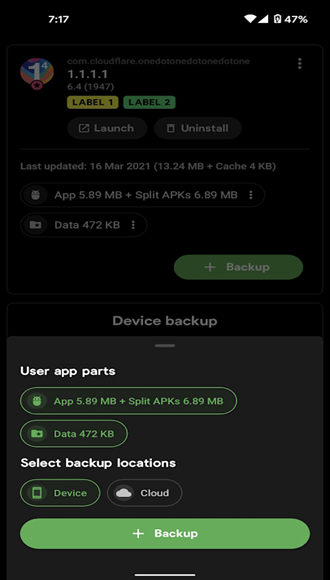 swift backup 
