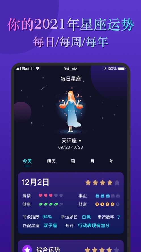 prophesy星座分析app