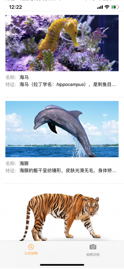 识别animals