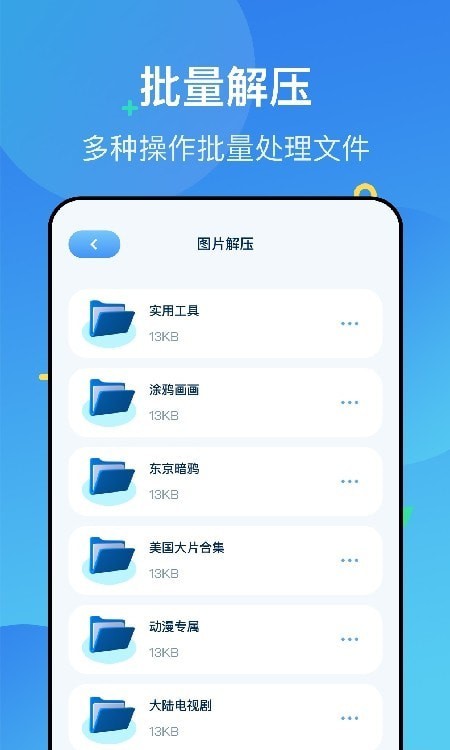 图片压缩解压 