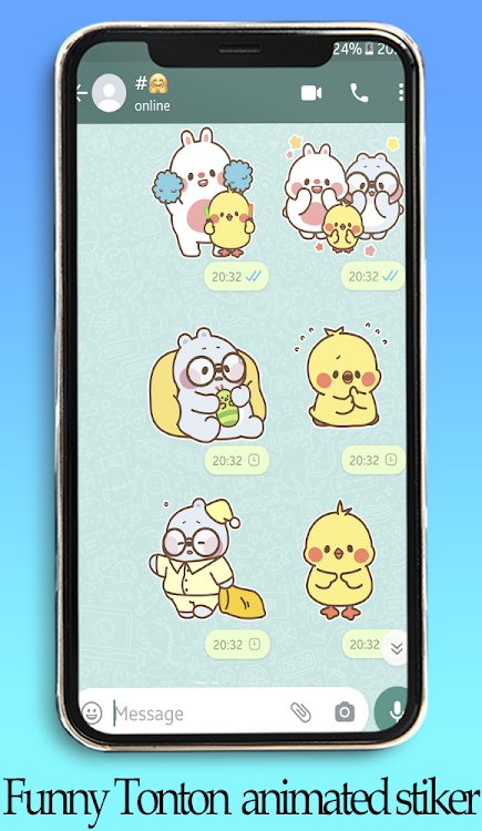 tonton小朋友动画贴纸