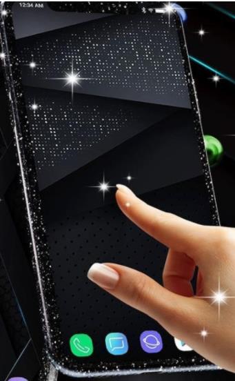 black hd live wallpaper