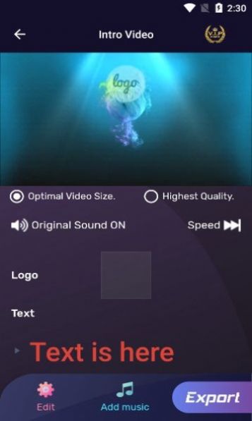 intro video app
