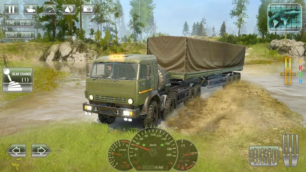 俄军卡车驾驶游戏安卓中文版（army russian truck driving） v0.1