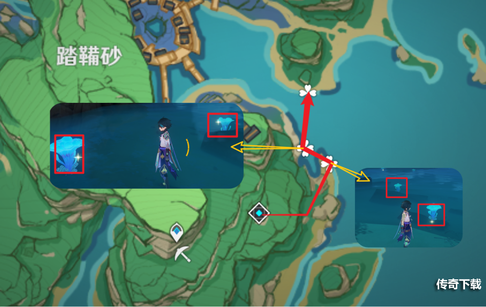 原神八重神子突破材料在哪采集 原神海灵芝采集路线图