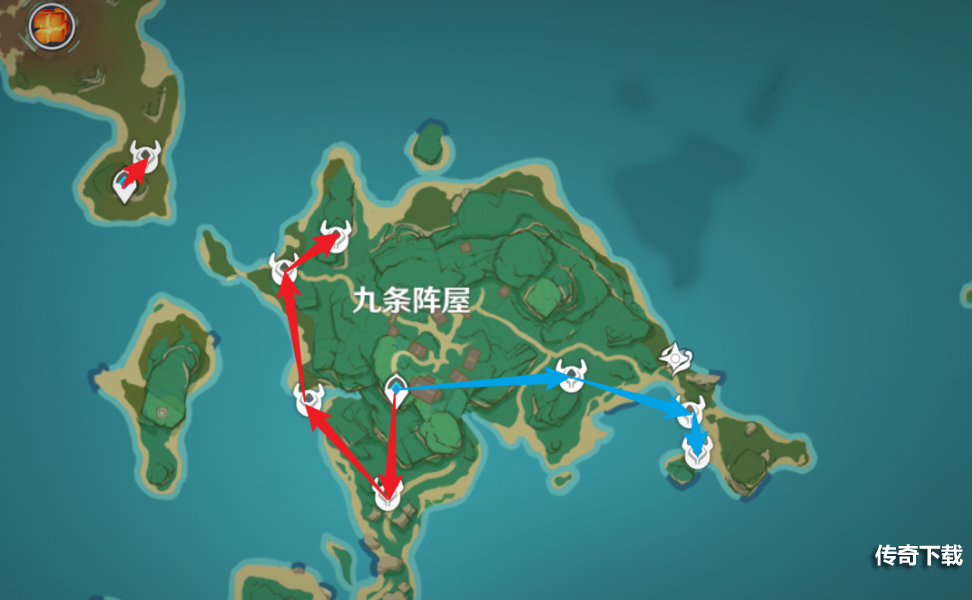 原神刀镡收集路线图 原神八重神子突破材料刀镡收集路线图