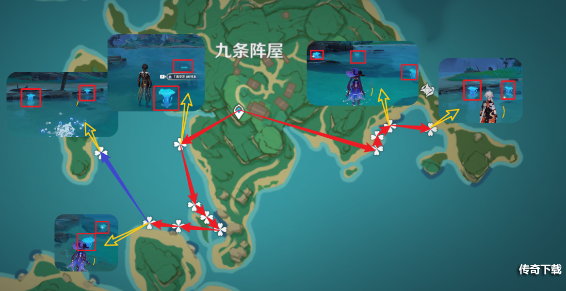 原神八重神子突破材料在哪采集 原神海灵芝采集路线图