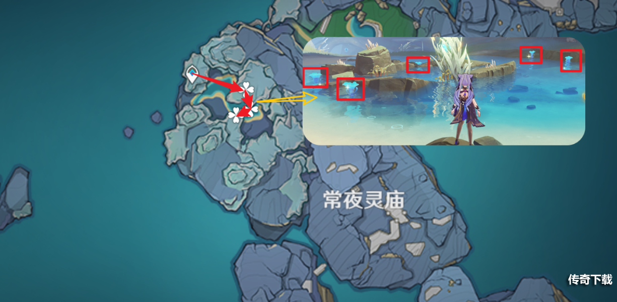 原神八重神子突破材料在哪采集 原神海灵芝采集路线图