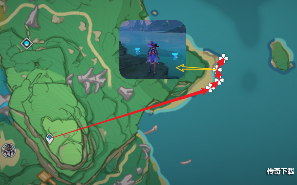 原神八重神子突破材料在哪采集 原神海灵芝采集路线图