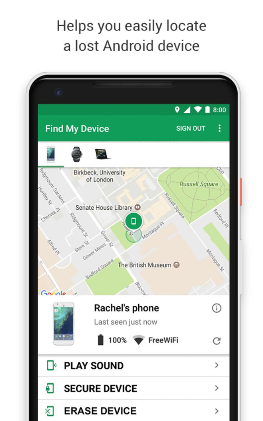 google查找我的设备app