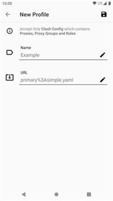 clash for android 配置文件